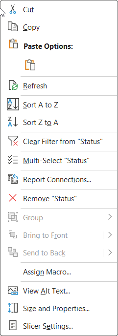 Report Connections Dialog