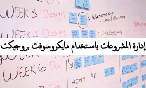 إدارة المشروعات باستخدام مايكروسوفت بروجيكت